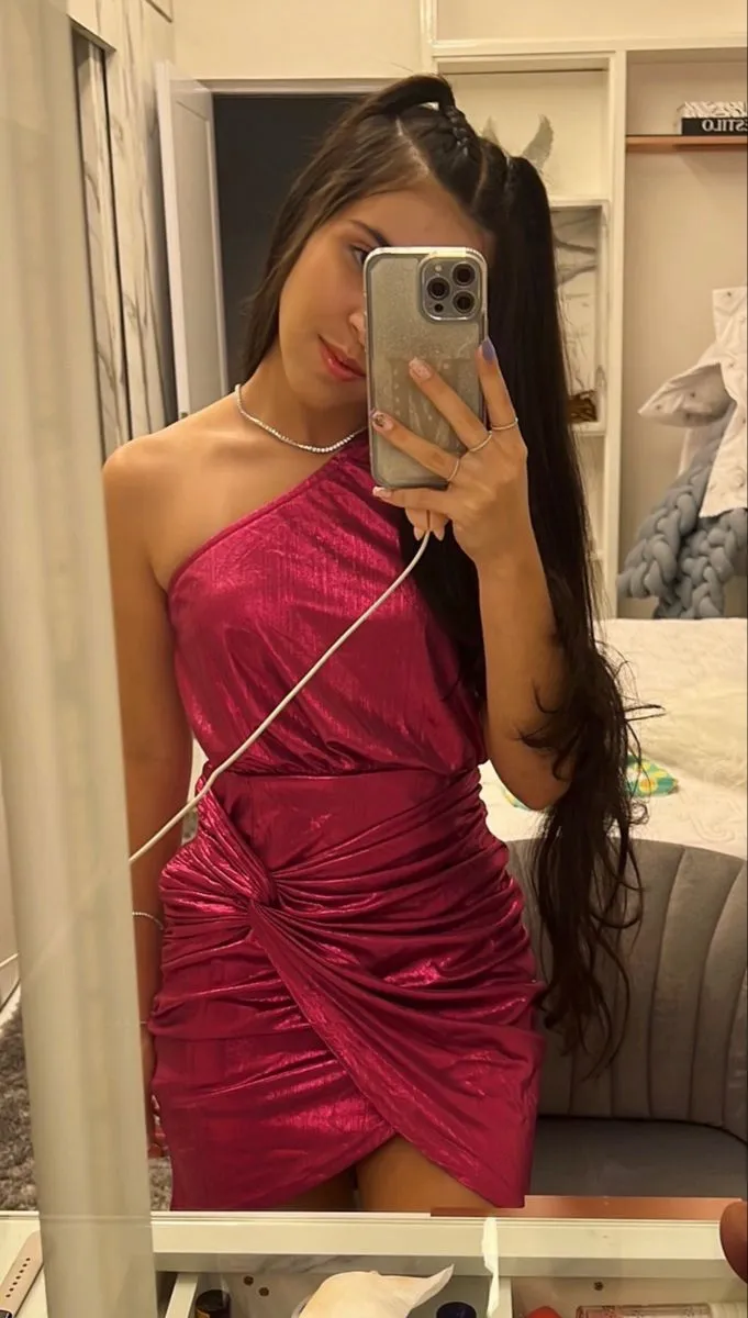 Diynav One Shoulder Homecoming Dress,Party Dress HZ1017