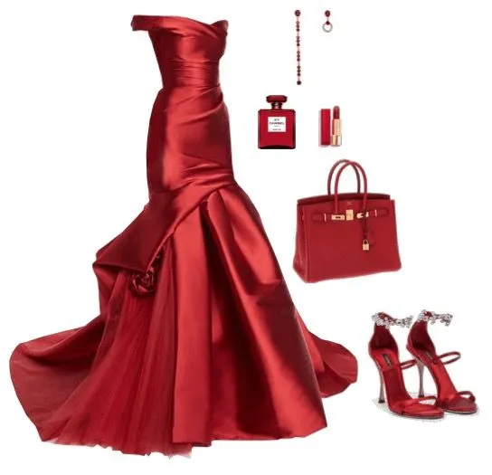 Diynav Burgundy Satin Evening Dress ,Mermaid Satin Evening Gown , Pageant Dress HZ1017