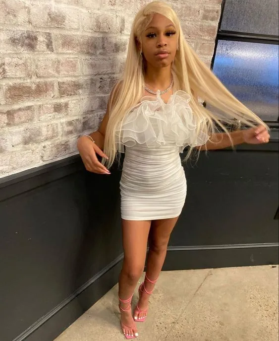 Diynav Short Homecoming Dress With Ruffles Party Dress HZ1017