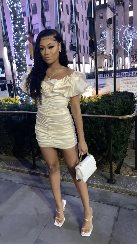 Diynav Birthday Outfit Short Homecoming Dresses With Pleats HZ1017