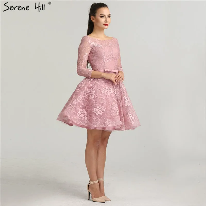 Diynav Sale no return no refundSale Lace Simple Sexy Short Evening Dresses Knee-Length HZ1017