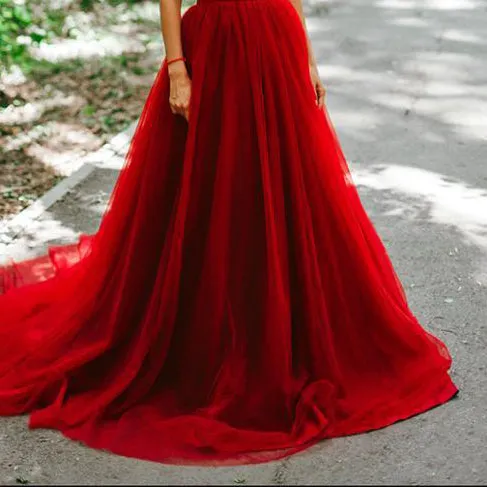 Diynav Train Pregnant Photography Wedding Gown Photo Dress HZ1017 - Image 9