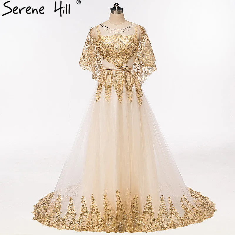 Diynav Sleeveless Shawl Yarn A-Line Evening Dresses HZ1017