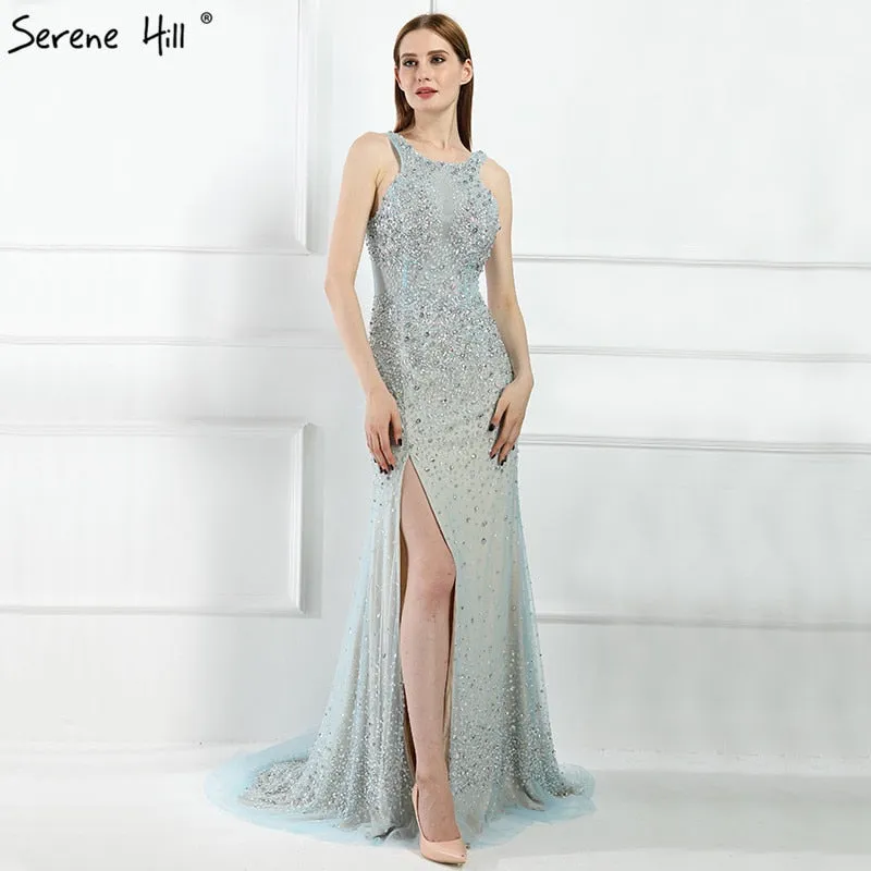 Diynav Sale no return no refundSale Mermaid Evening Dresses Sequined Beading Elegant Evening Gowns HZ1017