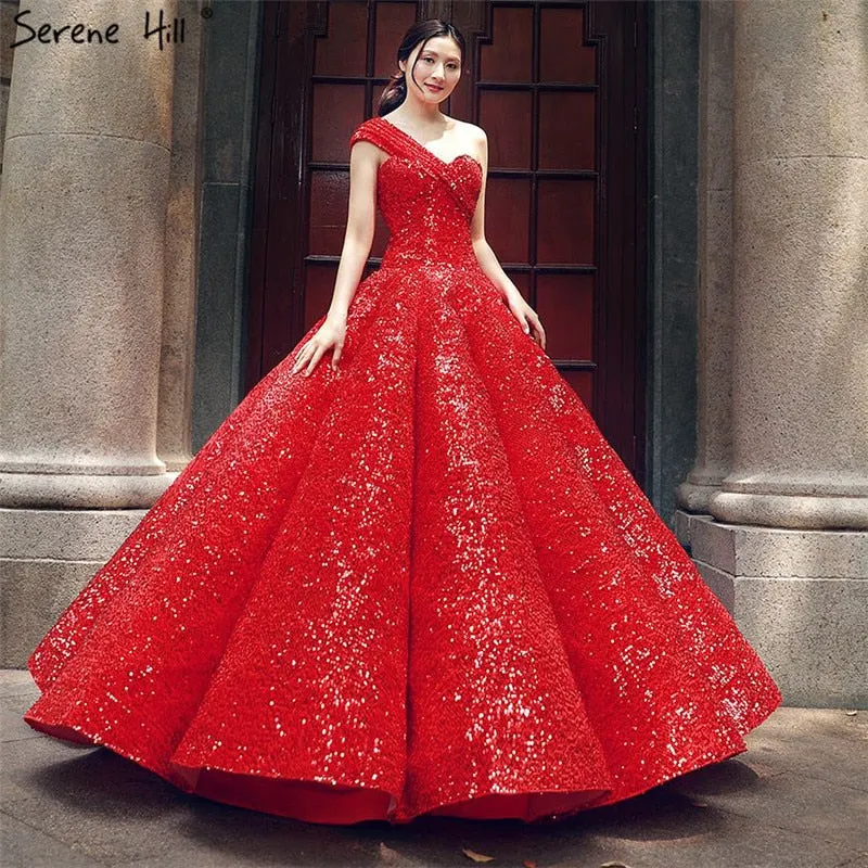 Diynav Luxury One Shoulder Wedding HZ1017