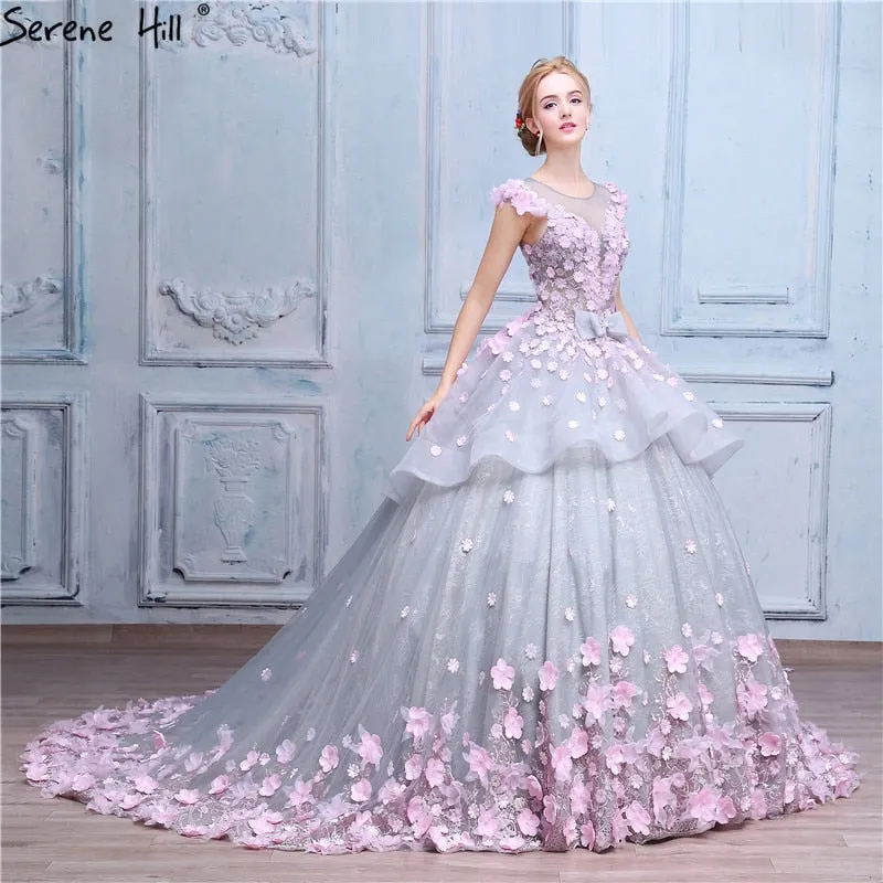 Diynav Flower Ball Gown Wedding Dress Bridal Dress HZ1017