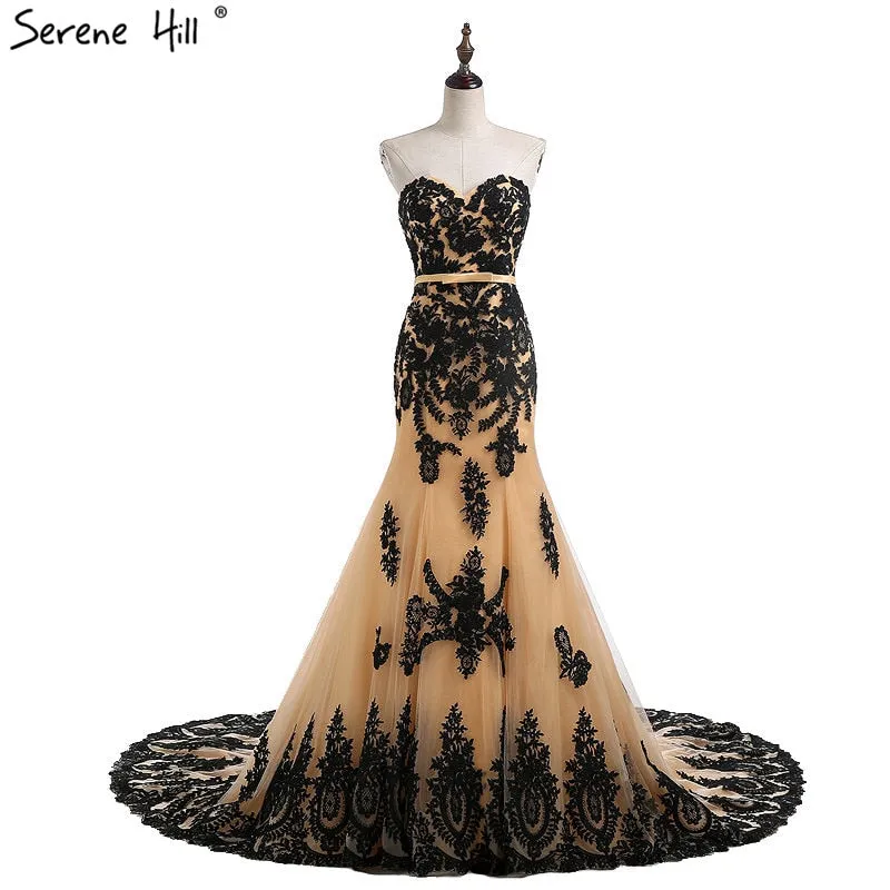 Diynav Mermaid Embroidery Wedding Dress Bridal Gown Custom Size HZ1017